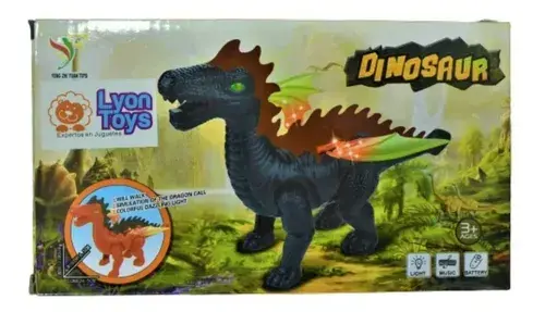 Dinosaurio Infantil Camina Hace Luces Y Sonido Robot Juguete 6