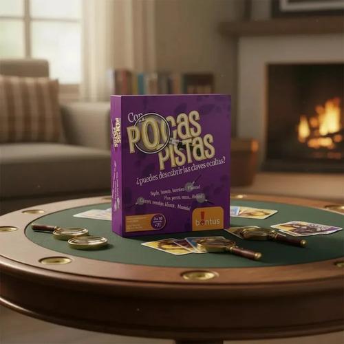 Juego De Mesa Pocas Pistas Bontus Cartas 3 A 10 Jugadores 10