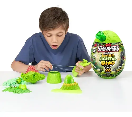 Smashers Mega Jurassic Light Up Dino (t-rex) Huevo Sorpresa 10