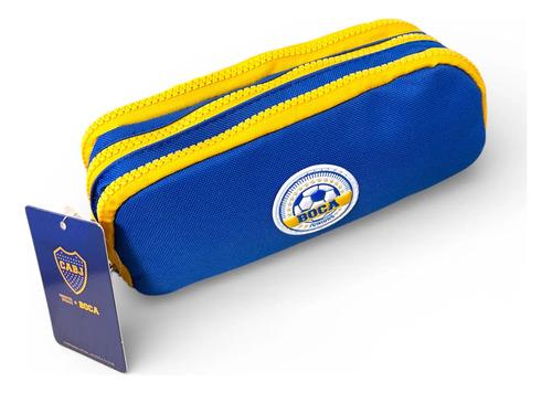 Combo Mochila + Cartuchera Boca Juniors Jugador Escolar Top 11