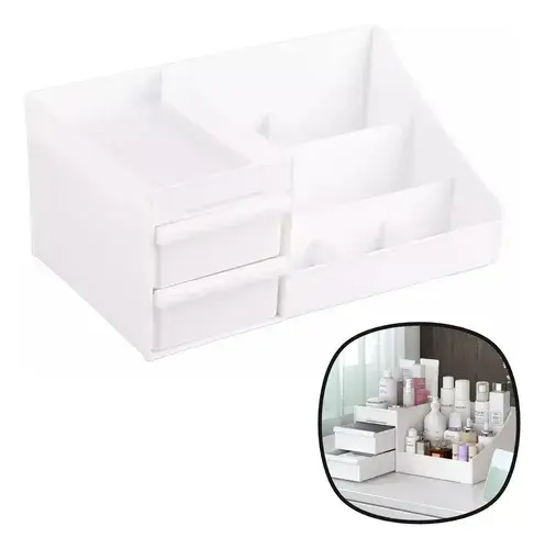 Organizador Maquillaje Cremas Escritorio Oficina Con Cajones 8