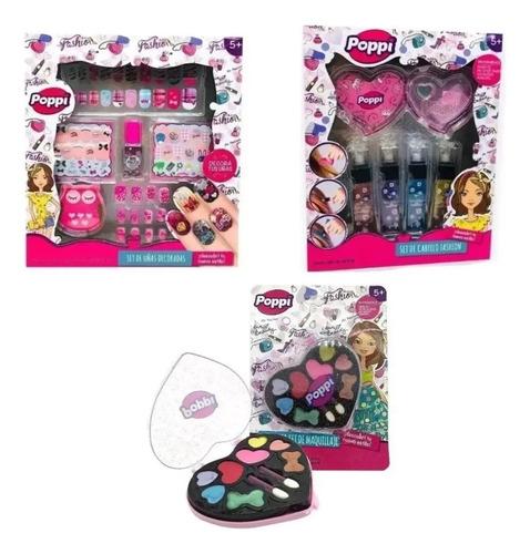 Super Combo Set De Maquillaje + Uñas + Set De Cabello Niñas 2