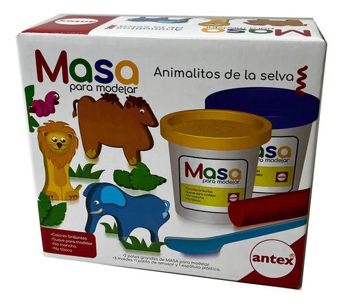 Masa Animalitos De La Selva 2120 Antex Color Multicolor 2