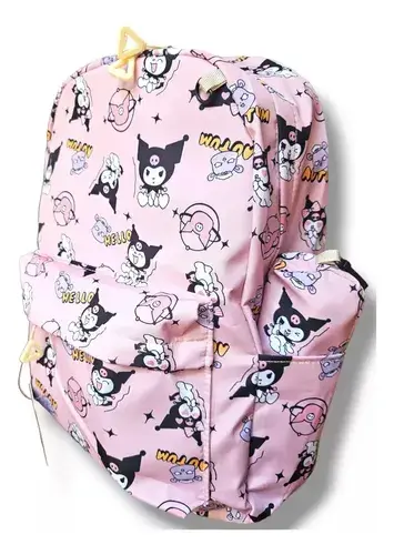 Combo Mochila + Cartuchera Escolar Colegio Nena Nene Kuromi 15