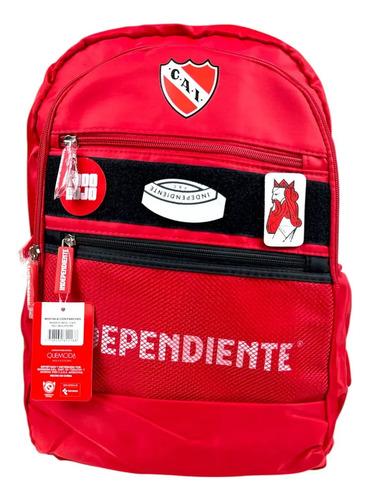 Mochila Independiente Velcro Con Parches Escolar Reforzada 10