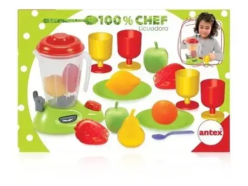 Licuadora Con Frutas De Juguete Comida Nene Nena Antex