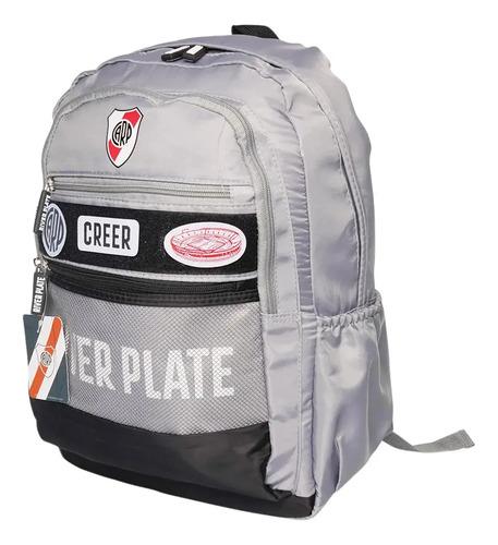 Combo Set Mochila Reforzada + Cartuchera Escolar River Plate 2