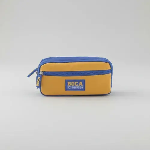 Cartuchera Boca Juniors Estuche Escolar Fútbol Licen Color Boca Escudo 1 6