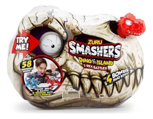Smashers Dino Island T-rex Battles Zuru El Set Mas 4