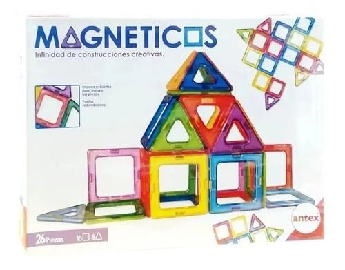 Bloques Magnéticos Didactico Imántado 26 Piezas Antex 26 3