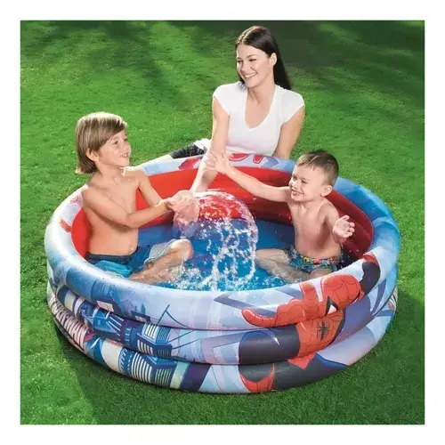Pileta Inflable Redondo Bestway Marvel Ultimate Spider-man 98018 200l Multicolor 3