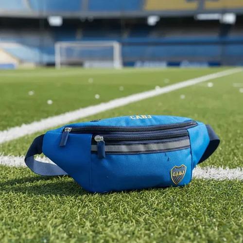 Riñonera Boca Juniors Club Deportivo Running Azul Estampada 12