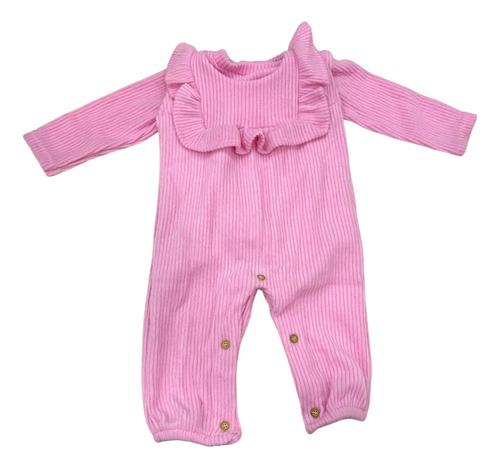 Set Beba Conjunto 2 Piezas Remera + Enterito Lanilla Abrigad 4