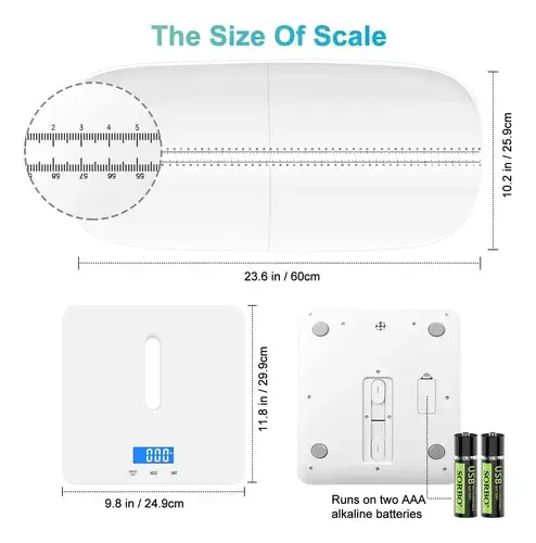 Báscula Digital Mindpet-med Para Bebés Y Mascotas 100 Kg Blanco 4