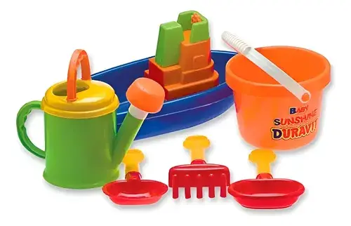 Bolso Juegos De Playa Barco Regadera Balde Pala X3 Duravit