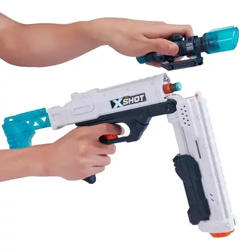 Escopeta Con Mira Ojo De Halcon Rifle Pistola Dardos X Shot Rojo 9
