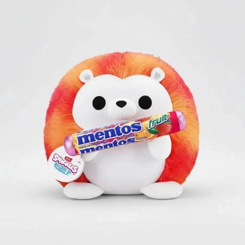 Peluche Zuru Snackles Animales Con Golosina O Snack De 35cm Erizo Con Mentos 2