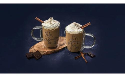 Juego De 2 Tazas De Café Joyjolt Disney Mickey Mouse Y Pluto Transparente 5