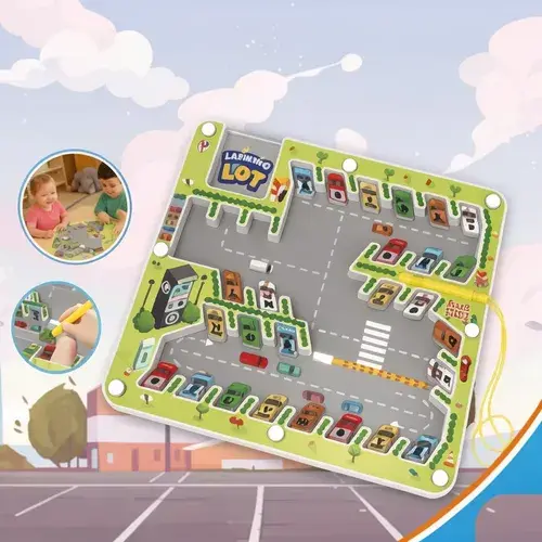 Laberinto Magnetico Juego Didactico Aprende Letras Abecedari Multicolor