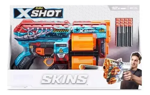 Pistola Rifle Escopeta Lanza Dardos X-shot Dread Blaster Multicolor 5