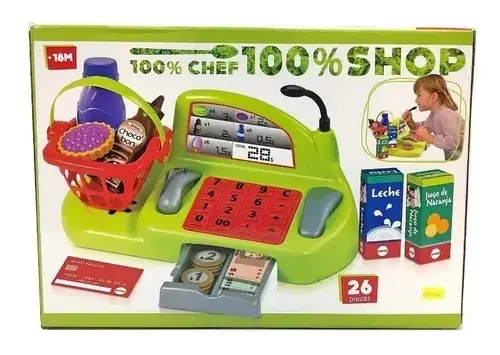 Caja Registradora Supermercado Shop Compras Juguete Antex Vs 2