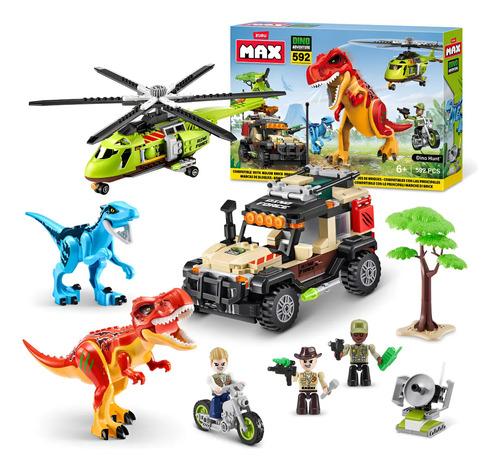 Bloques Zuru Max Dino Adventure Dinosaurio 592 Pieza Premium 592 Dino 2