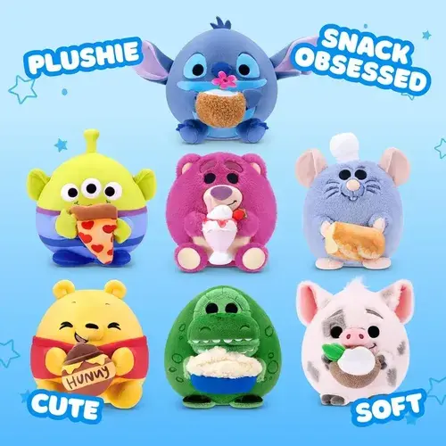 Peluche Snackles Disney 20cm Personajes Peliculas Kawai Zuru Remy - Ratatouille 6