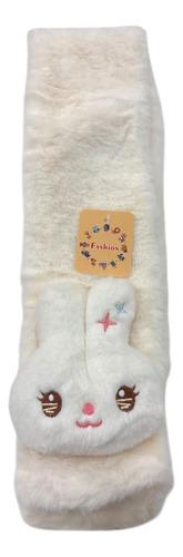 Bufanda Para Niños Peluche Abrigada Invierno Conejo Abrigo 3