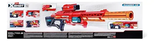 Lanzador De Dardos X-shot Ranger X8 Para Niños De 8 A 13 Años Rojo 8