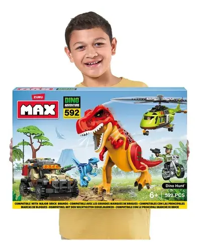 Bloques Zuru Max Dino Adventure Dinosaurio 592 Pieza Premium 592 Dino 5