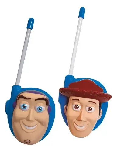 Walkie Talkie Toy Story Woody Buzz Juguete Radiocomunicador Azul 2