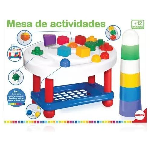 Mesa De Actividades Didactica 6 Juegos En 1 Original Antex 3