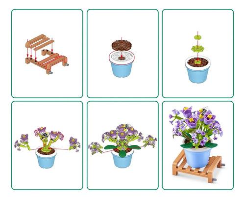 Bloques Zuru Max Garden Plantas Para Armar Campánula 192 Pz 192 Campánula 6