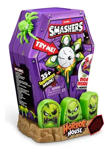 Smashers Tumba Ataud Horror House Grande 35 Sorpresa Con Luz 10