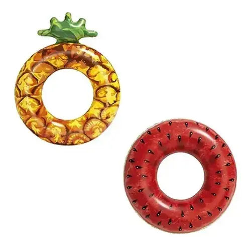 Salvavidas Flotador Inflable Sandia Anana Pileta Agua Verano 4