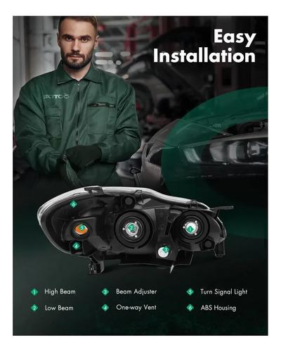 Faros De Scitoo Para Toyota Corolla 2003-2008 Cromados 3