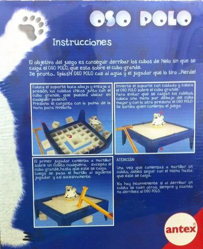 Oso Polo Juego De Mesa Rompe Hielo + Martillo Antex Original 3