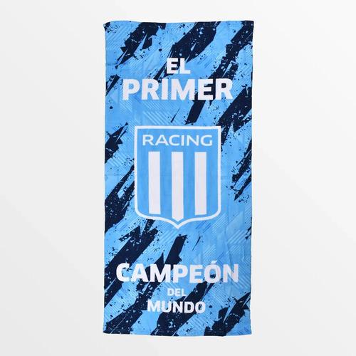 Toallon Playero Microfibra Secado Rapido Racing + Mochila 13