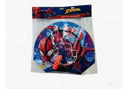 Aro De Basquet Spiderman Hombre Araña Juego Infantil Basket 5