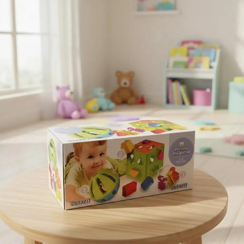 Set Didáctico 3 En 1 Sonajero Encastre Duravit