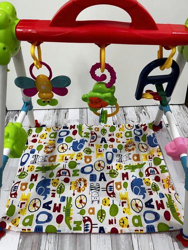 Bebe Gimnasio Con Alfombra Y Accesorios 2269 Antex Multicolor 6