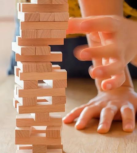 Juego De Mesa Kae Torre De Maderas Destreza Bisonte 6