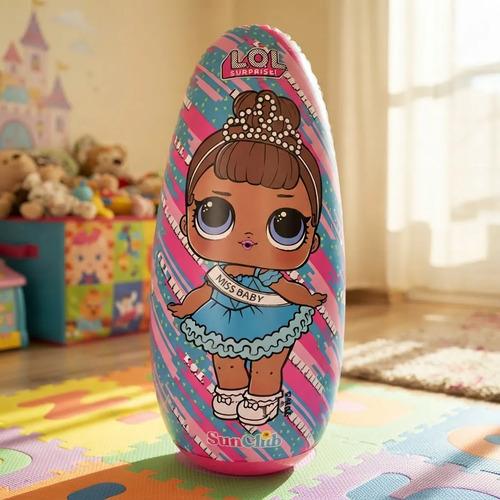 Punching Ball Inflable Lol Surprise Involcable 75cm Niños Miss Baby