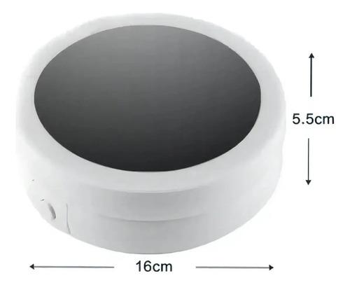 Espejo Plegable Con Aro Luz Led Maquillaje Uñas Portatil 5
