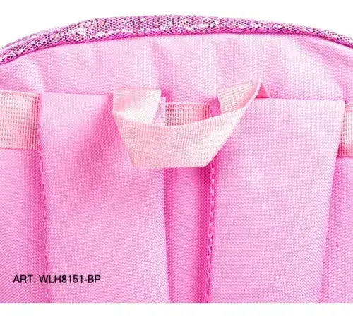 Super Combo Mochila + Cartuchera Glitter Brilla Nena Escolar 8