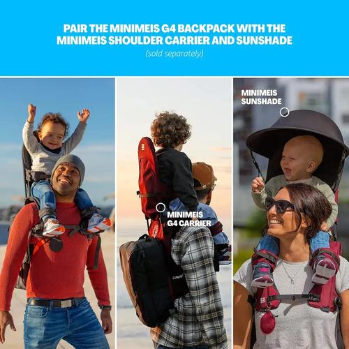 Mochila Minimeis G4 28l Marina Compatible Con Portabebés G4 Azul Marino 3