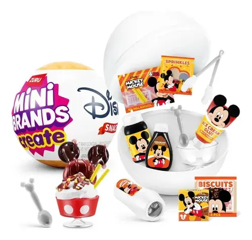 Mini Brands Coleccionables Snacks Disney Stich Mickey Frozen
