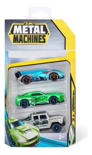 Autos Autitos Colección Metal Machine X3 Zuru Wheels Surtido Multicolor 6