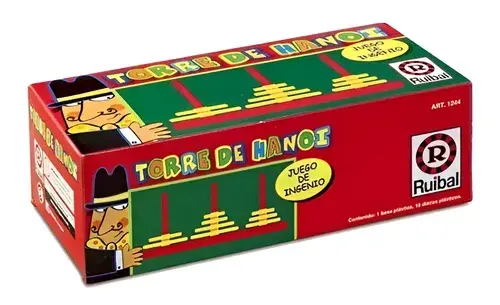 Juego De Ingenio Torre De Hanoi Ordena Los Discos Ruibal 6