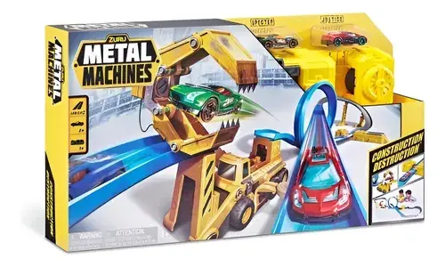 Super Pista Autitos Metal Machine Construccion Y Destruccion Construction Destruction